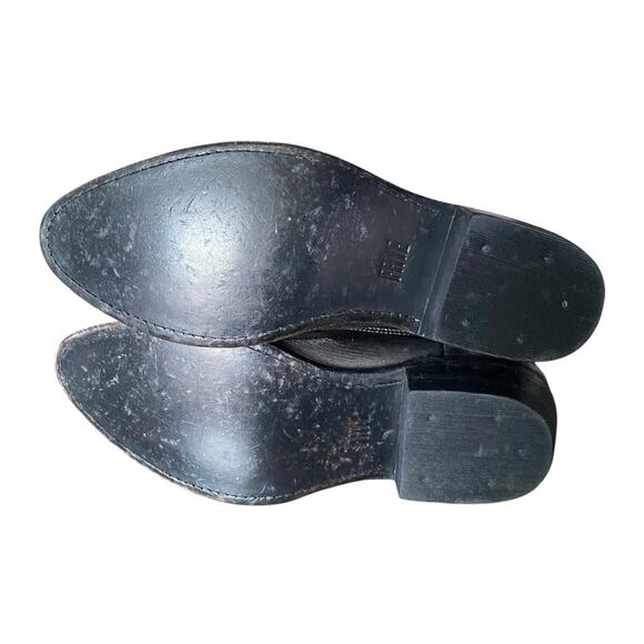 Frye Billy Short Ankle Dark Pewter Boots Silver Metallic size 8 - Picture 11 of 14